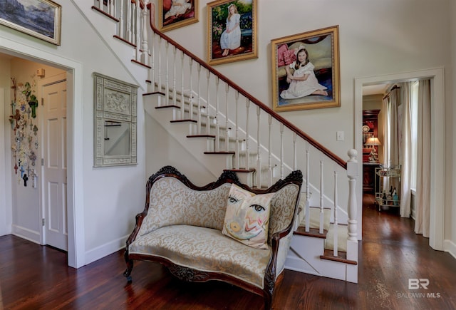 interior space featuring hardwood / wood-style floors