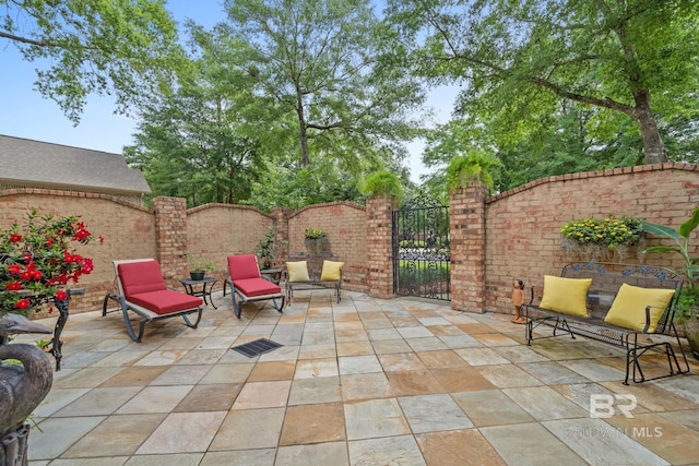 view of patio