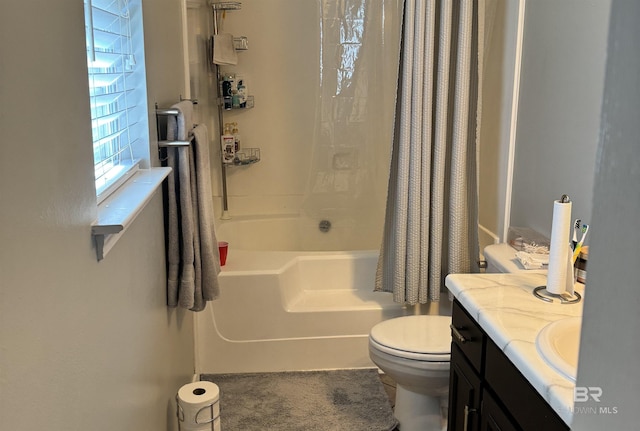 14313 Hemley Rd, Coden, AL 36523 - full bath with shower / bath combo, toilet, and vanity