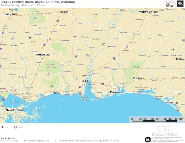 14313 Hemley Rd, Coden, AL 36523 - map / location