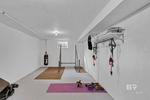 view of workout room