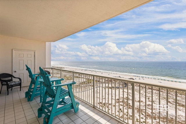 527 Beach Club Trl Unit C908, Gulf Shores, AL 36542 - balcony featuring a water view and a view of the beach