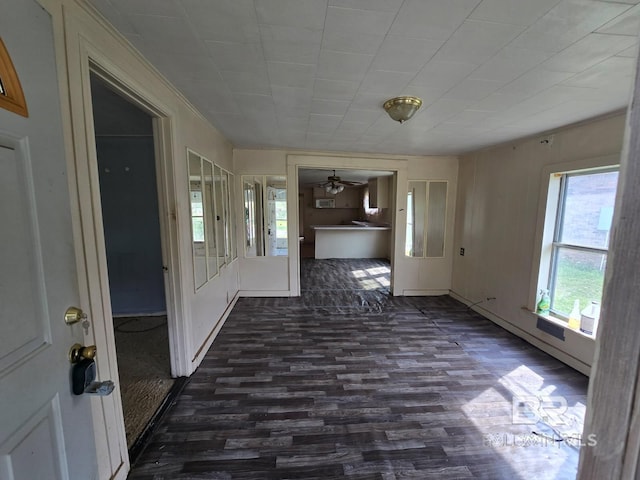 206 E Granberry St, Brewton, AL 36426 - corridor featuring dark wood finished floors