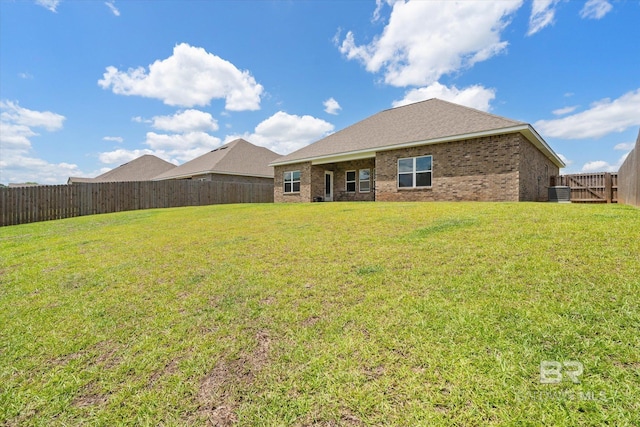 10487 Sand Dune Ave, Mobile, AL 36695 - back of house featuring brick siding and central AC