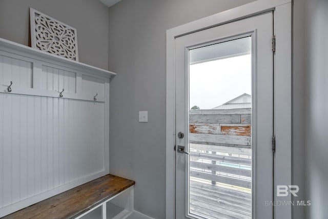 view of mudroom