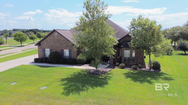 view of home's exterior featuring a lawn