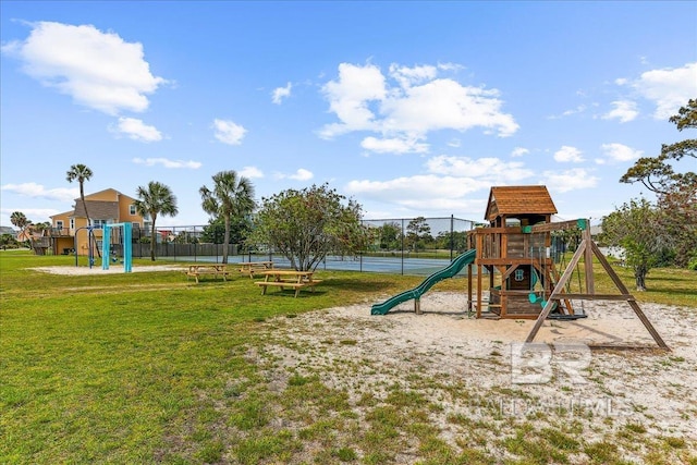 5553 Ponte Verde Rd, Pensacola, FL 32507 - community playground featuring fence and a yard