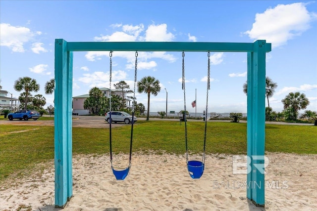 5553 Ponte Verde Rd, Pensacola, FL 32507 - view of jungle gym featuring a lawn