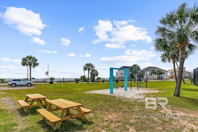 5553 Ponte Verde Rd, Pensacola, FL 32507 - view of property's community featuring a lawn and playground community