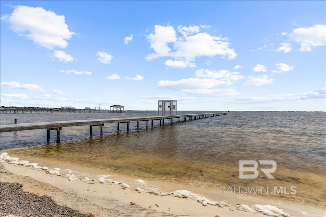 5553 Ponte Verde Rd, Pensacola, FL 32507 - dock area featuring a water view