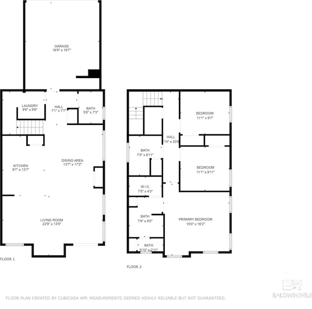 6811 Spaniel Dr Unit C, Spanish Fort, AL 36527 - property floor plan