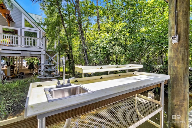 42168 Bayou Rd, Bay Minette, AL 36507 - view of wooden deck