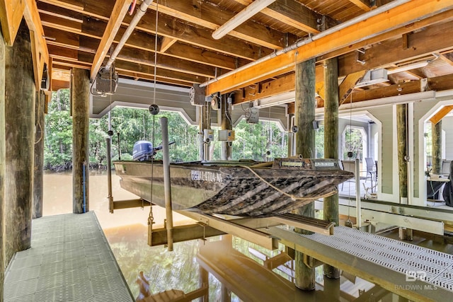 42168 Bayou Rd, Bay Minette, AL 36507 - dock featuring boat lift