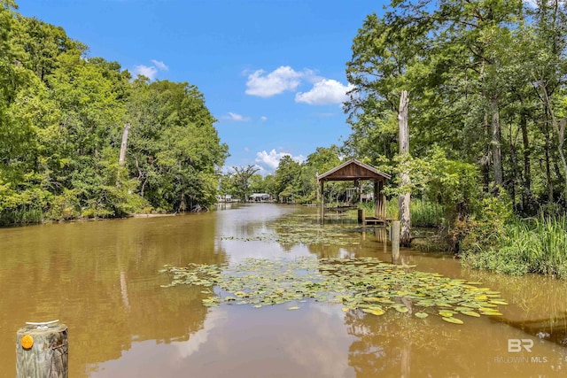 42168 Bayou Rd, Bay Minette, AL 36507 - water view featuring a gazebo