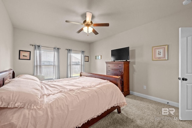 14766 Sonoma Blvd, Silverhill, AL 36576 - carpeted bedroom with baseboards and ceiling fan