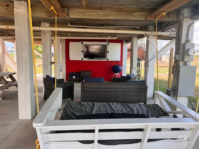 view of patio / terrace featuring outdoor lounge area