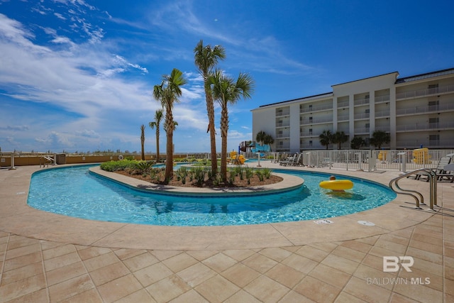 view of pool