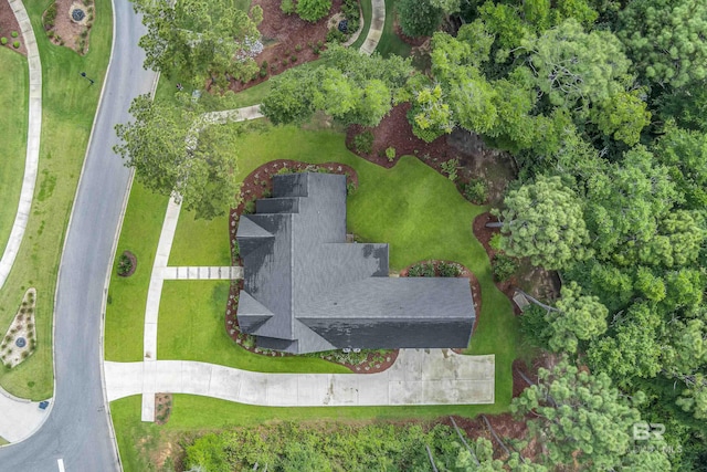 aerial view of property's location