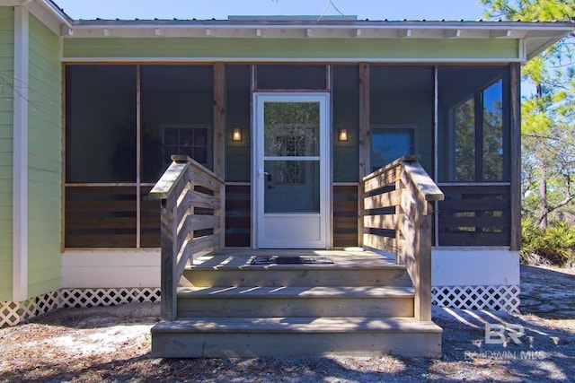 view of entrance to property