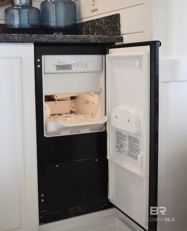 interior details with white cabinetry