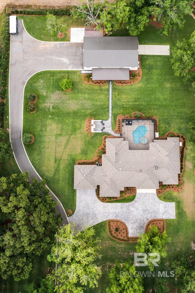 drone / aerial view