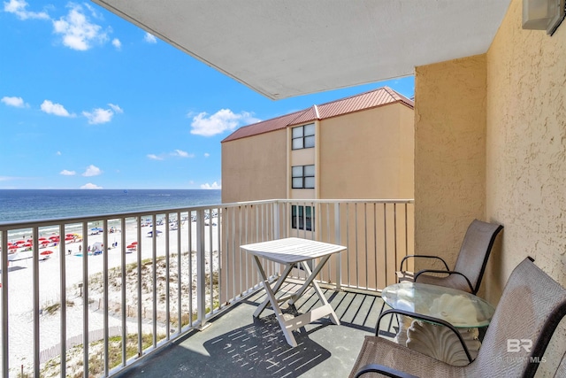 517 E Beach Blvd Unit 5D, Gulf Shores, AL 36542 - balcony with view of water and beach