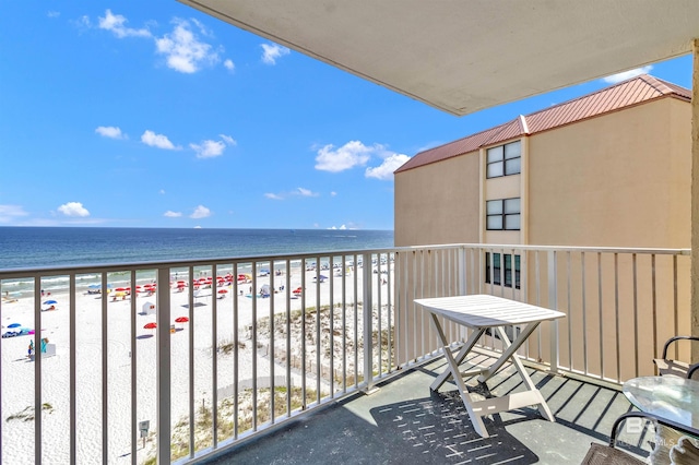 517 E Beach Blvd Unit 5D, Gulf Shores, AL 36542 - balcony with view of water and beach