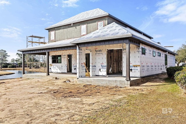 view of rear view of property