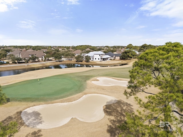 view of community featuring a water view