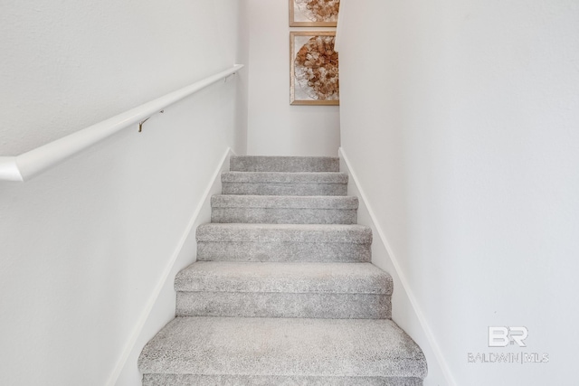 view of staircase