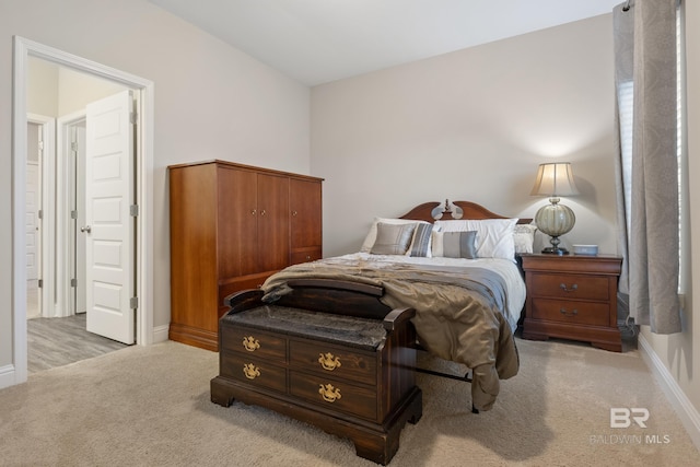 bedroom featuring carpet flooring