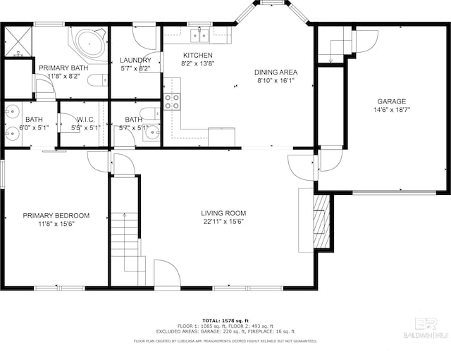 24477 Harvester Dr, Loxley, AL 36551 - view of layout