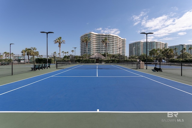 view of sport court