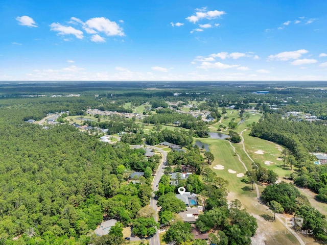1352 W Fairway Dr, Gulf Shores, AL 36542 - aerial view featuring a water view, golf course view, and a forest view