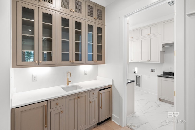 kitchen featuring sink