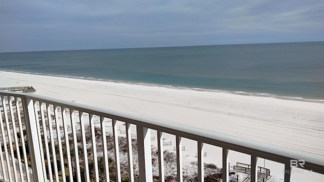 water view with a beach view