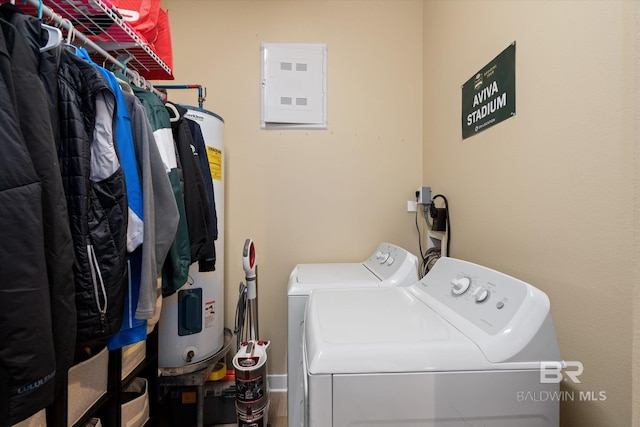 1430 Regency Rd Unit C103, Gulf Shores, AL 36542 - washroom with separate washer and dryer and water heater