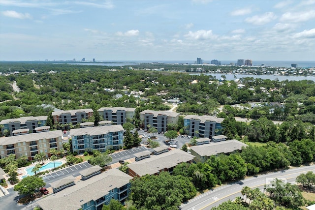1430 Regency Rd Unit C103, Gulf Shores, AL 36542 - drone / aerial view of a nearby body of water and a pool area