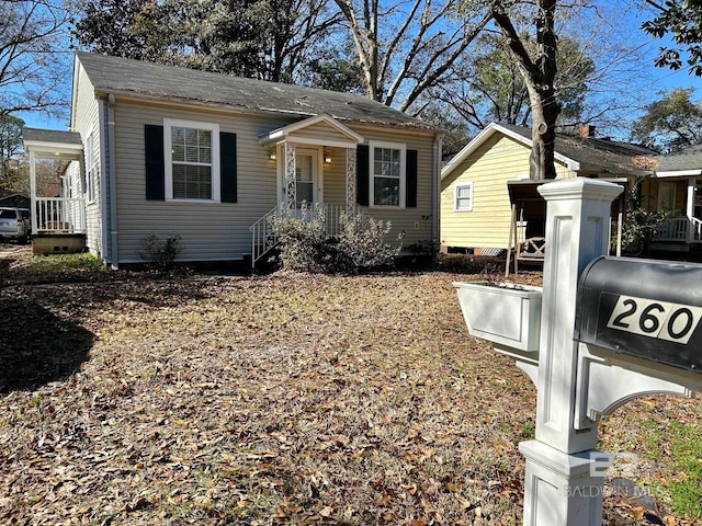 view of front of house