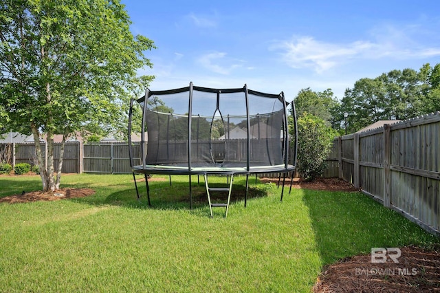129 Oakwood Ave, Fairhope, AL 36532 - view of yard with a trampoline