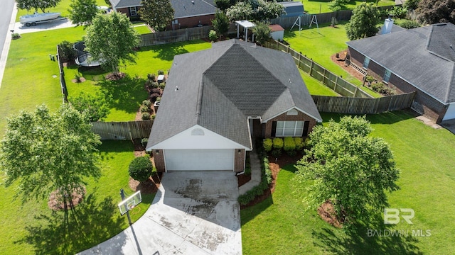 129 Oakwood Ave, Fairhope, AL 36532 - aerial view of property and surrounding area