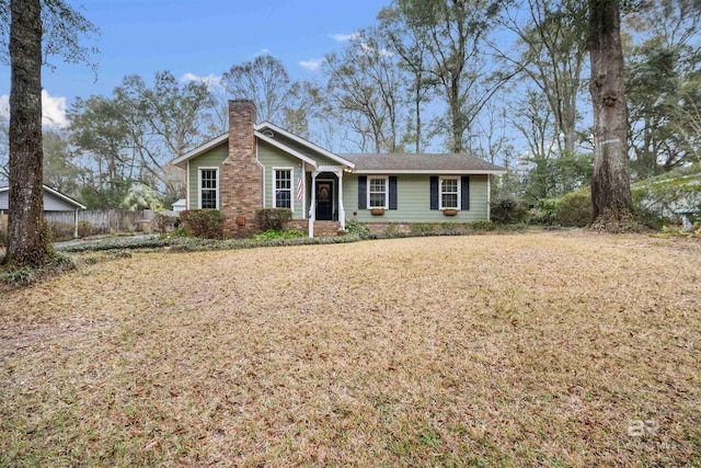 view of ranch-style home