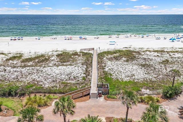 water view with a beach view