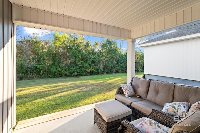 view of patio / terrace with outdoor lounge area