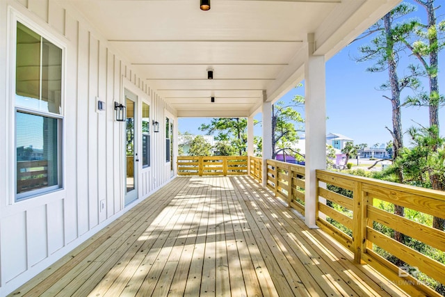 view of deck