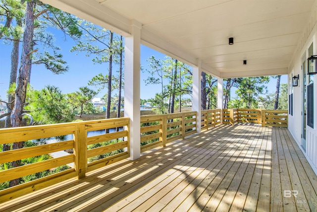 view of deck