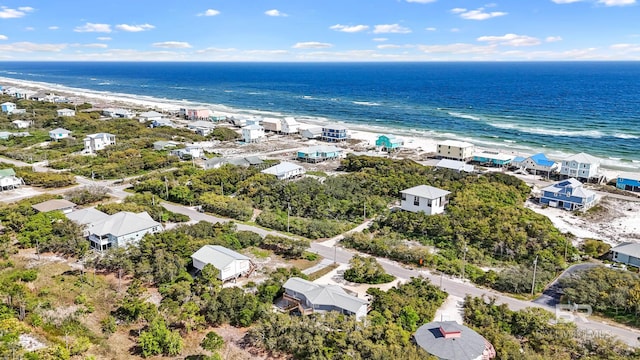 aerial view of unending shoreline