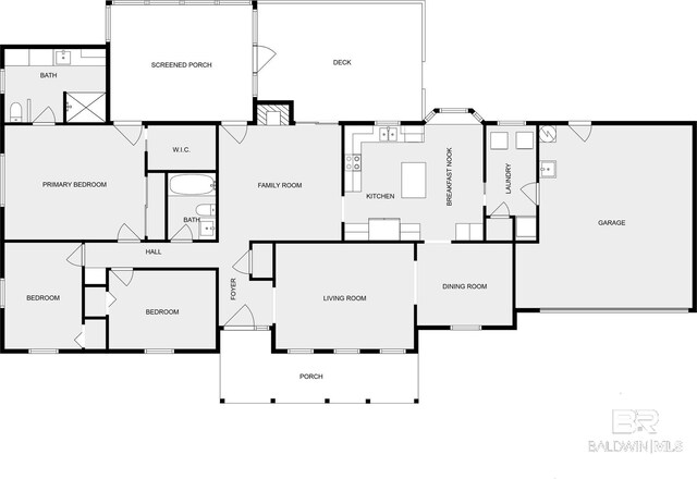 2553 Santa Rosa Dr, Lillian, AL 36549 - room layout