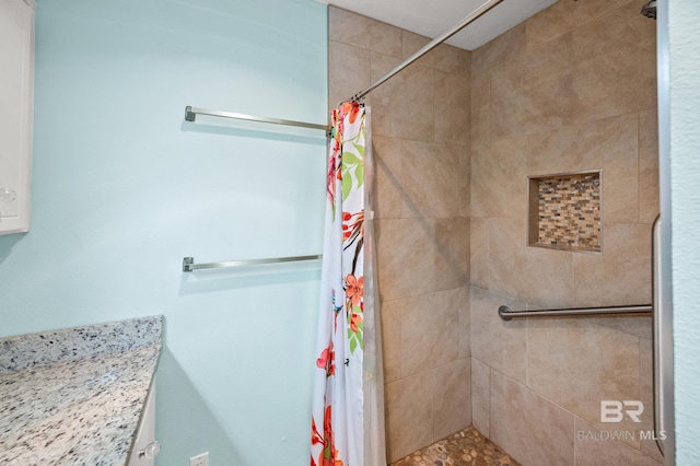 2553 Santa Rosa Dr, Lillian, AL 36549 - full bathroom featuring a shower stall