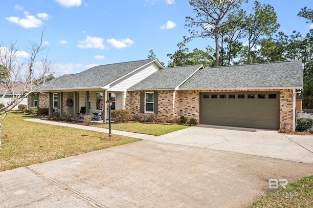 2553 Santa Rosa Dr, Lillian, AL 36549 - ranch-style home with brick siding, driveway, and an attached garage